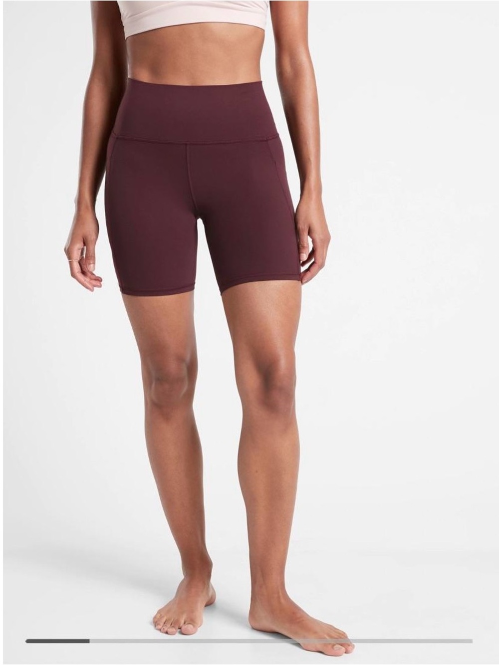 Brand New Athleta Salutation Stash Pocket II 7” Short